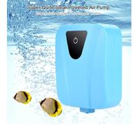Oxygénateur à énergie solaire - Non spécifié - Pompe à air aquarium - 3600mAh - Imperméable - Bleu