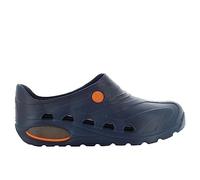 Oxypas Safety Jogger Sabot Léger Hommes et Femmes 43/44 EU - OXYVA - Sabots Antidérapants, Antibactériens, Antistatiques et Antifongiques, Chaussures de Sécurité, Navy
