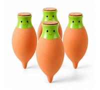 Oyas à planter en terre cuite, lot de 4, env. 34 rrosage automatique pour plantes d’intérieur, balcon et pots dès Ø 23 cm(Smile)