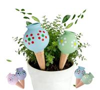 Oyas Plantes Interieur, Arrosage Automatique Plante Interieur, Ollas Terre Cuite, Globes d'Arrosage pour Plantes, Distributeur Eau Plante, Cône d'Arrosage Argile, Goutte Boules d'Irrigation (Pois)