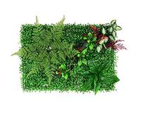 OYFFL Mur d'herbe Panneau de Fond Artificiel décoration intérieur extérieur intimité écran de haie Protection UV adapté à la fête de clôture (6)