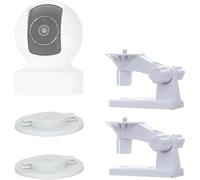 OYOCAM Lot de 2 supports muraux rotatifs à 180 degrés pour TP-Link Tapo C210/C200 & Kasa EC70/KC410S, installation facile, support réglable multi-positions