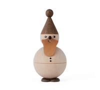 OYOY Figurine en bois Santa Claus Hêtre-chêne-cuir