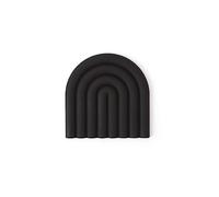 OYOY Living Design L1101050-206 Trivet Caramel Dessous de plat en silicone résistant à la chaleur en forme d'arc-en-ciel Noir 15 x 15 cm