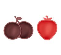 OYOY Mini - Set of 2 - Strawberry & Cherry Snack Bowl (M107407)