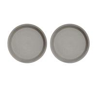 OYOY Pack de 2 assiettes à lunch Yuka Ø22 Stone (gris)
