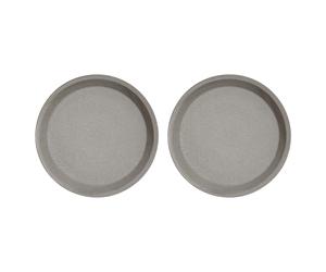 OYOY Pack de 2 assiettes à lunch Yuka Ø22 Stone (gris)