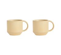 OYOY Pack de 2 tasses à espresso Yuka Beurre
