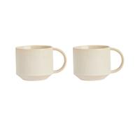 OYOY Pack de 2 tasses Yuka Offwhite