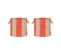 OYOY Panier de rangement Kara medium Ø32x32 cm 2 pièces Cherry Red