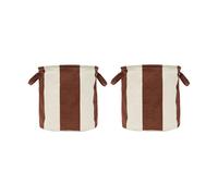 OYOY Panier de rangement Kara medium Ø32x32 cm 2 pièces Nutmeg