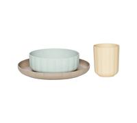 OYOY Servisset Pullo 3 pièces Pale Mint-vanilla-taupe