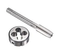 OYSKGNCMW Jeu de tarauds et filières métriques M11 x 1,5 mm, taraud Machine avec filière Ronde, kit de tarauds et filières pour la réparation de filetages d'écrous, de vis et de boulons