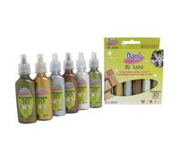 OZ INTERNATIONAL Set 6 Couleurs Diam's 3D