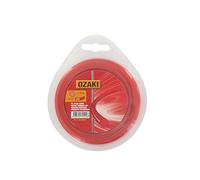 OZAKI - Bobine de fil de nylon ronde - Longueur 15 m - Longueur 15 m - Ø 2,00 mm - Matériaux vierges - Haute durabilité - Excellente tenue des œillets (l'emballage peut varier)