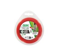 OZAKI - Bobine Fil Nylon Carré - Longueur 12m - Ø 2,40mm - Matières Vierges - Haute Durabilité - Excellente Tenue À L'Œillet