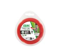 OZAKI - Bobine Fil Nylon Carré - Longueur 30m - Ø 4,00mm - Matières Vierges - Haute Durabilité - Excellente Tenue À L'Œillet