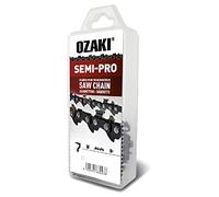 Ozaki - Chaîne Tronçonneuse 3/8 LP E45 - Semi-Pro - Jauge 1,3 mm (0,05") - Profil de Gouge Semi-Carré - 45 Entraîneurs - 30 cm
