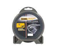 OZAKI - Fil Nylon Hélicoïdal TWISTED POWER SILENT LINE - Ø 2,4mm - L 44m - Fil Aérodynamique - Réduit Le Bruit & Les Vibrations