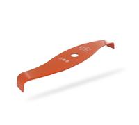 OZAKI - Lame 2 Dents Pour Débroussailleuse - Spéciale Ronces - Profil Courbe Réduisant le Bruit - Lame Orange Haute Visibilité - Largeur de Coupe : 315 mm - Epaisseur 3 mm - Alésage : 20 mm