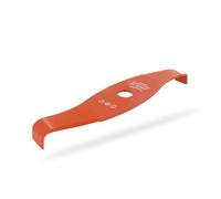 OZAKI - Lame 2 Dents Profil Courbe - Spéciale Ronces - Adaptable Pour Débroussailleuse - Réduction Du Bruit - Coupe De 280 mm, Alésage 25,4 mm & Epaisseur 3 mm - Qualité Supérieure - Lame Orange