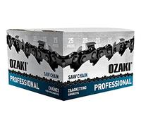 OZAKI - Rouleau De Chaîne De Tronçonneuse Semi-Carrée - 3/8" LP .050 (1,3mm) - Longueur 25 Pieds (1640 Entraineurs) - Matériau Robuste