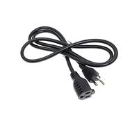 OZDMCR Rallonge électrique USA 3 Prong fiche mâle à Femelle Socket Extension câble américain NEMA 5-15P Cordon d'alimentation 5-15R 0.5m / 1m / 2m/ 3.0m / 5m Rallonge électrique(1.5m)