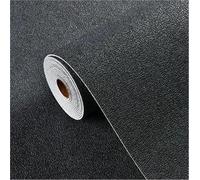 OZLCUA Papier Peint Thermique Papier peint autocollant épais, fond TV, papier lin, décoration de chambre, autocollants muraux en mousse XPE(Diatom Dark Grey,50cmx10m)