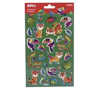 P.1f Stickers Animaux Jungle
