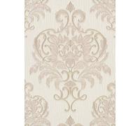 P & S Rouleau de Papier peint texturé Motif Floral Vintage Antique Fleur