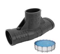 P07082 Raccord de tuyau de piscine en T pour Bestway Power Steel et Pro Max (45,7 x 122,9 cm et 40,9 x 122,9 cm), pièces de rechange pour piscine hors sol Bestway (1 pièce)