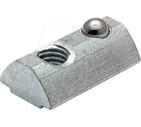 P40 NUS-ST-N8-M8 - Ecrou en T M8 avec bride de type I rainure 8
