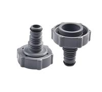 P6H1419 Vanne de Vidange Adaptateur de Tuyau pour Piscine Adaptateur de Drainage pour Vidanger L'Eau Compatible avec Tuyau de Piscine Accessoire de Piscine en Plastique