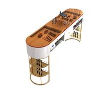 PA-DABAOO Table De Manucure Autoportante En Verre Trempé, Table De Salon De Manucure Avec Collecteur De Poudre À Ongles, Bureau À Ongles Avec Tiroirs Et Étagères De Rangement,120cm