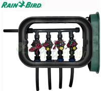 PA-DV-4-9V - Boîte de vannes assemblée à 4 zones de 1 pouce avec composants Rain Bird