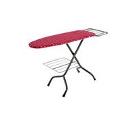 Table à repasser Lelit PA113 120 x 40 cm avec support pour chaudière, noir et rouge