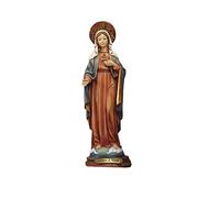 Paben Articles religieux Statue Marie Sacré-Cœur en Résine 15cm
