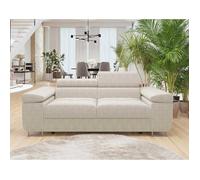 Bestmobilier Canapé droit Pablo - Beige