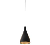 Pablo Designs Swell Single Narrow Pendelleuchte, noir / laiton