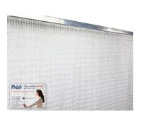 PABLO TENT © avec perles anti-insectes TRANSPARENT en PVC anti-bruit avec tige METAL Cm. 120x220