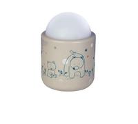 Pabobo Nomade Lumière De Nuit Pour Bébé Douille D'alimentation Gris Led Gris