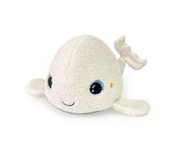 Pabobo Veilleuse peluche Béluga – bruits blancs, berceuse, lavable, Oeko‑Tex