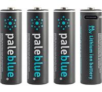 PABU 4X AA USB - Batterie Li-Ion, AA (Mignon), 1,5 V, 1700 mAh, USB-C, Paquet de