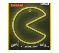 PAC-MAN LED Neon Wall Light - Officially Licensed Pac-Man Product | 21.5cm PAC-MAN Neon Light • Bright Yellow LED Glow • USB Powered Wall Décor For Retro Gaming Rooms And Bedrooms