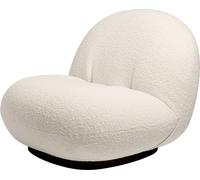 Pacha Lounge Chair Fauteuil Dedar Karakorum 001 / Noir Sans pied pivotant Gubi - 5715015109581