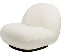 Pacha Lounge Chair Fauteuil Harp 24 Ivory / Noir Sans pied pivotant Gubi - 5715015109611