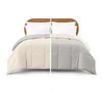 Pacific Coast Textiles Modern Threads réversible Couette Duvet Alt, Polyester, Ivoire/atmosphère, Double