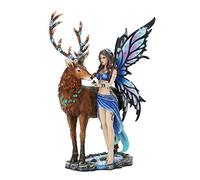 Pacific Giftware Diantha Fairy with Deer Figurine New