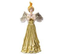Pacific Giftware Nene Thomas Figurine - Ange Spirit of Flame - 35 cm - Accents de flamme - Statue décorative - Elfe Fantasy