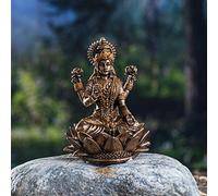 Pacific Giftware Statue Miniature en résine du Dieu Hindou Lakshmi
